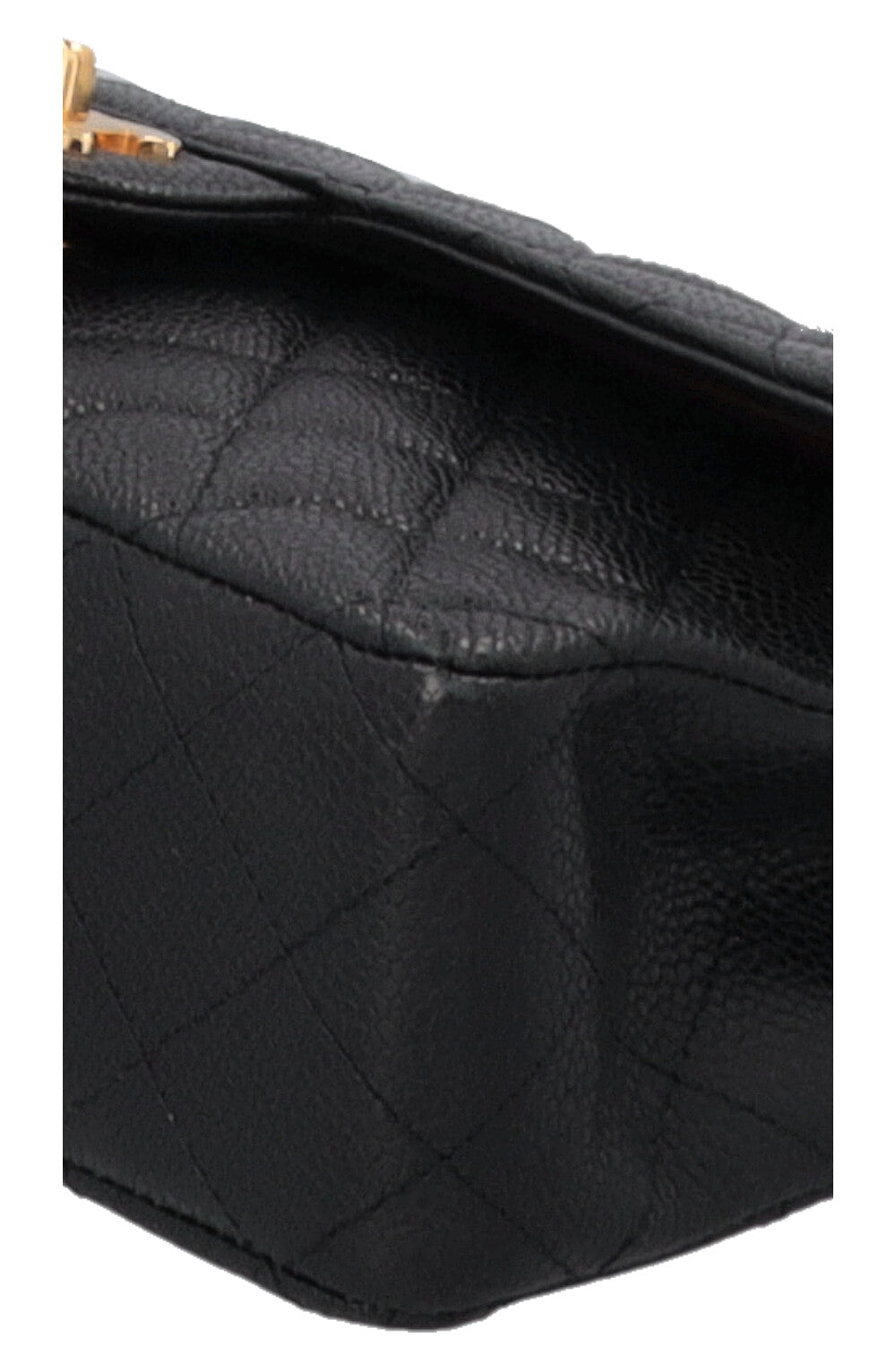 CHANEL Medium Double Flap Bag Caviar Black