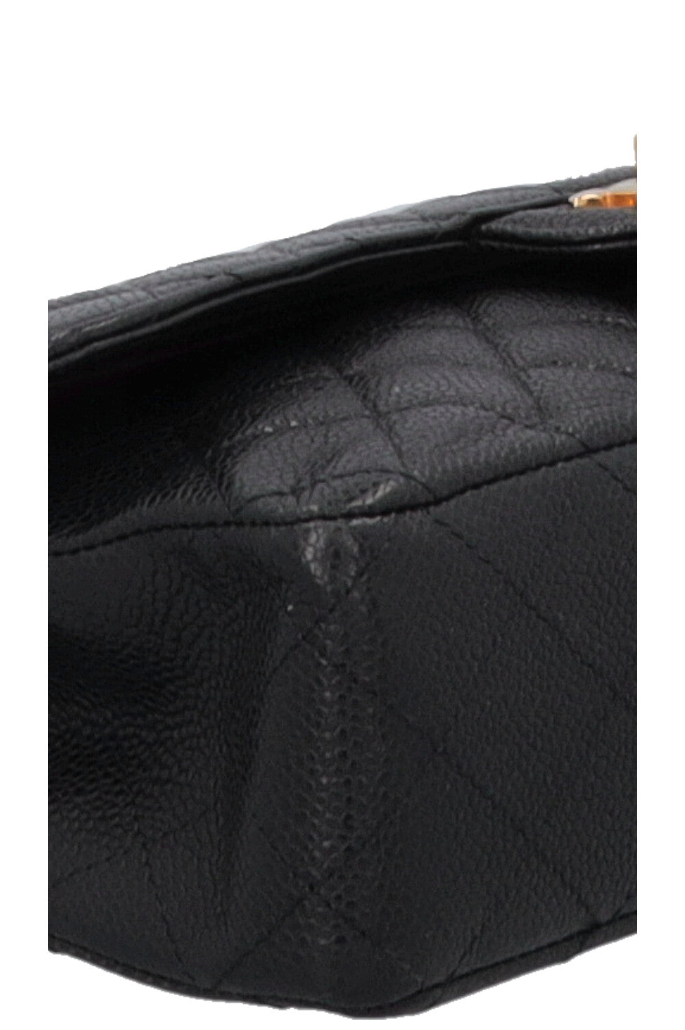 CHANEL Medium Double Flap Bag Caviar Black