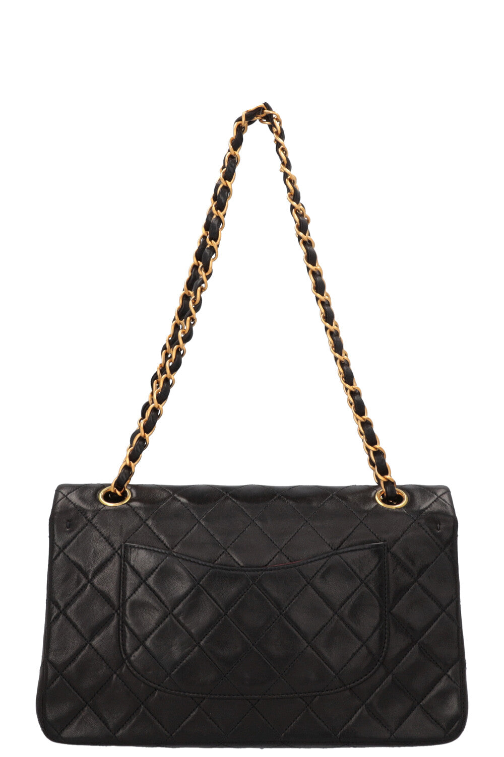 CHANEL Vintage Medium Double Flap Bag Black