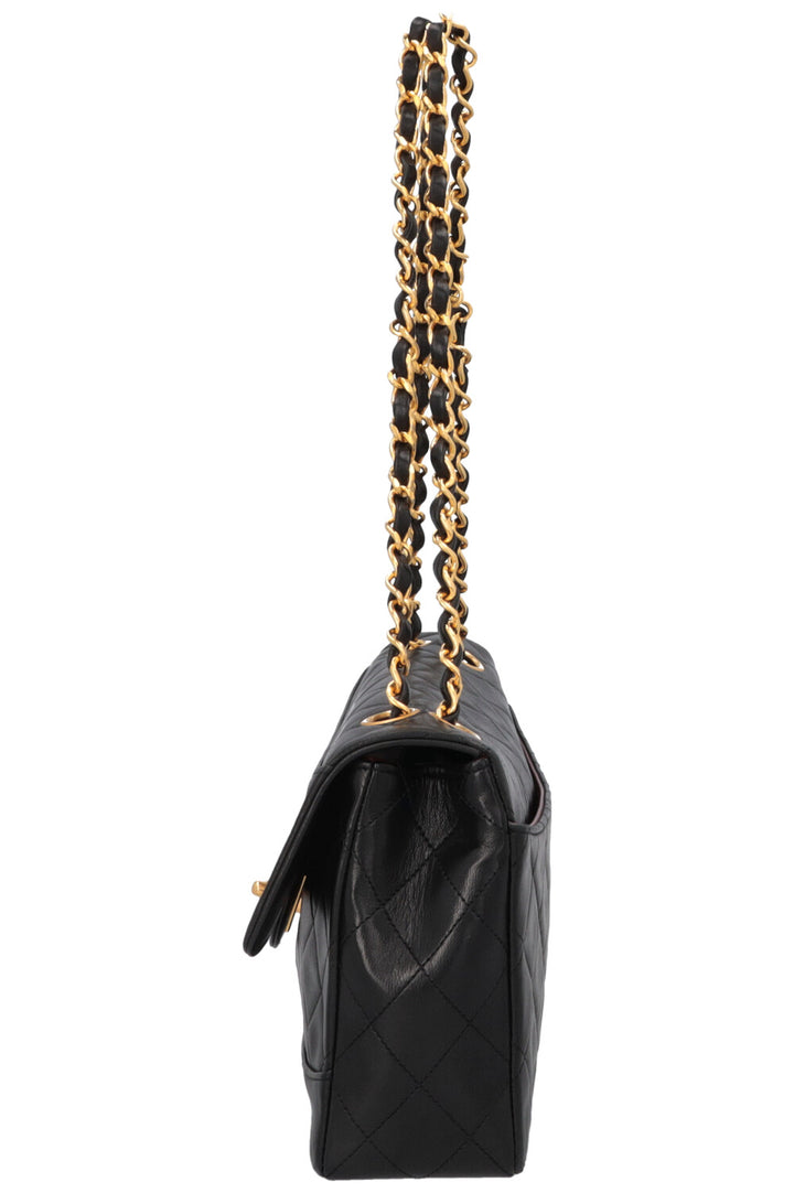 CHANEL Vintage Single Flap Bag Black