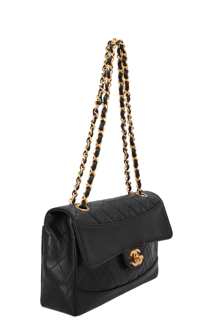 CHANEL Vintage Single Flap Bag Black
