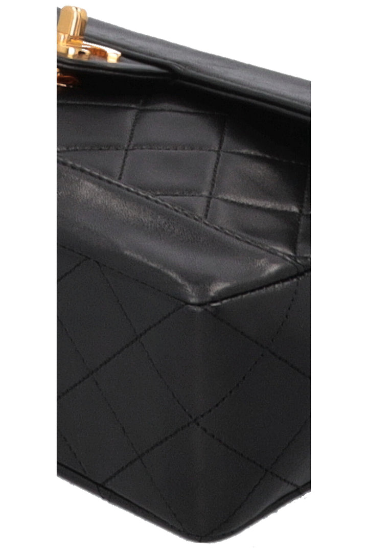CHANEL Vintage Single Flap Bag Black