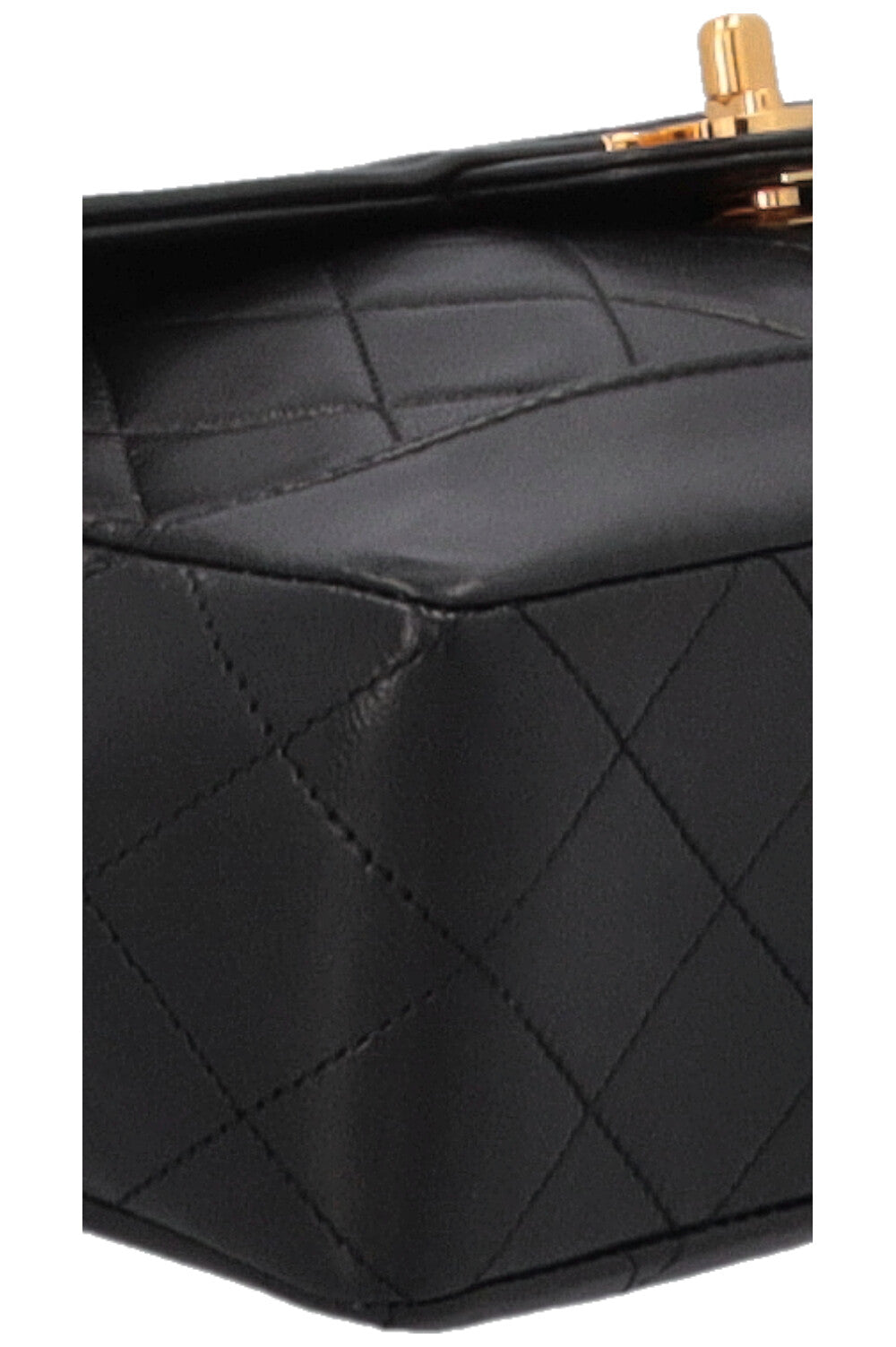 CHANEL Vintage Single Flap Bag Black