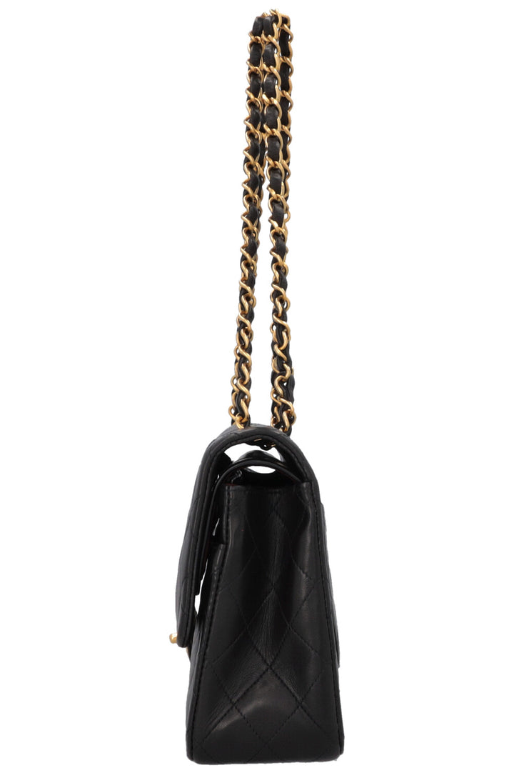 CHANEL Vintage Medium Double Flap Bag Black