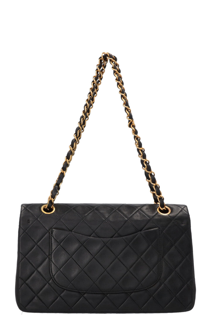 CHANEL Vintage Medium Double Flap Bag Black