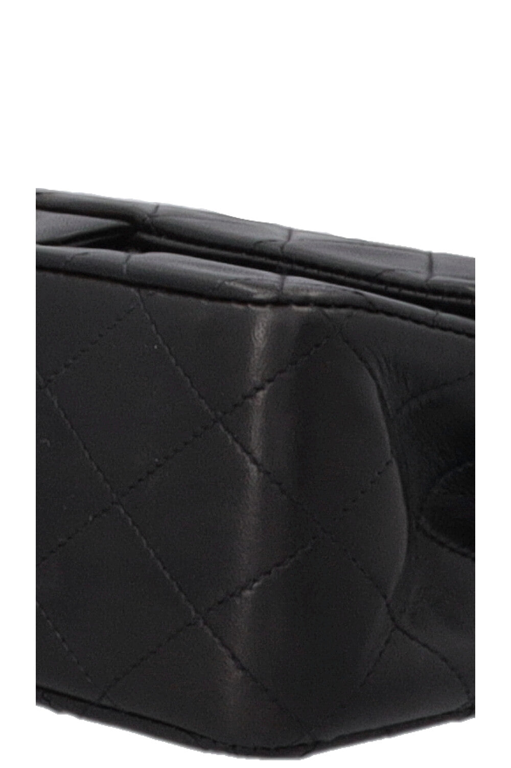 CHANEL Vintage Medium Double Flap Bag Black