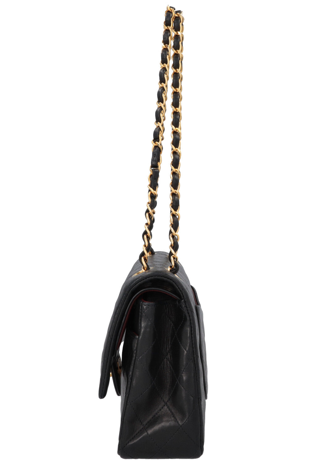 CHANEL Vintage Medium Double Flap Bag Black