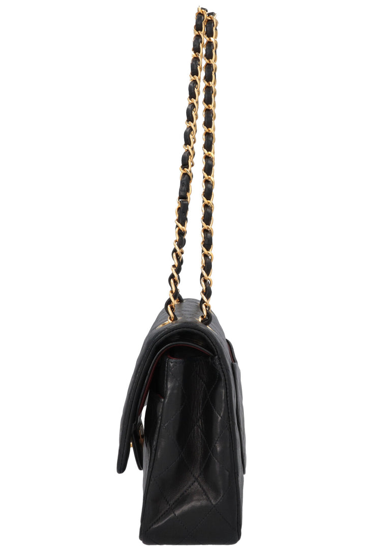 CHANEL Vintage Medium Double Flap Bag Black