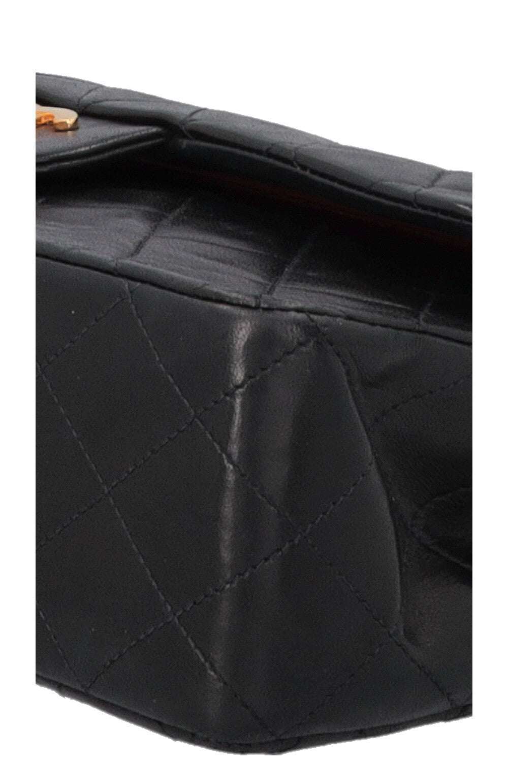 CHANEL Vintage Medium Double Flap Bag Black