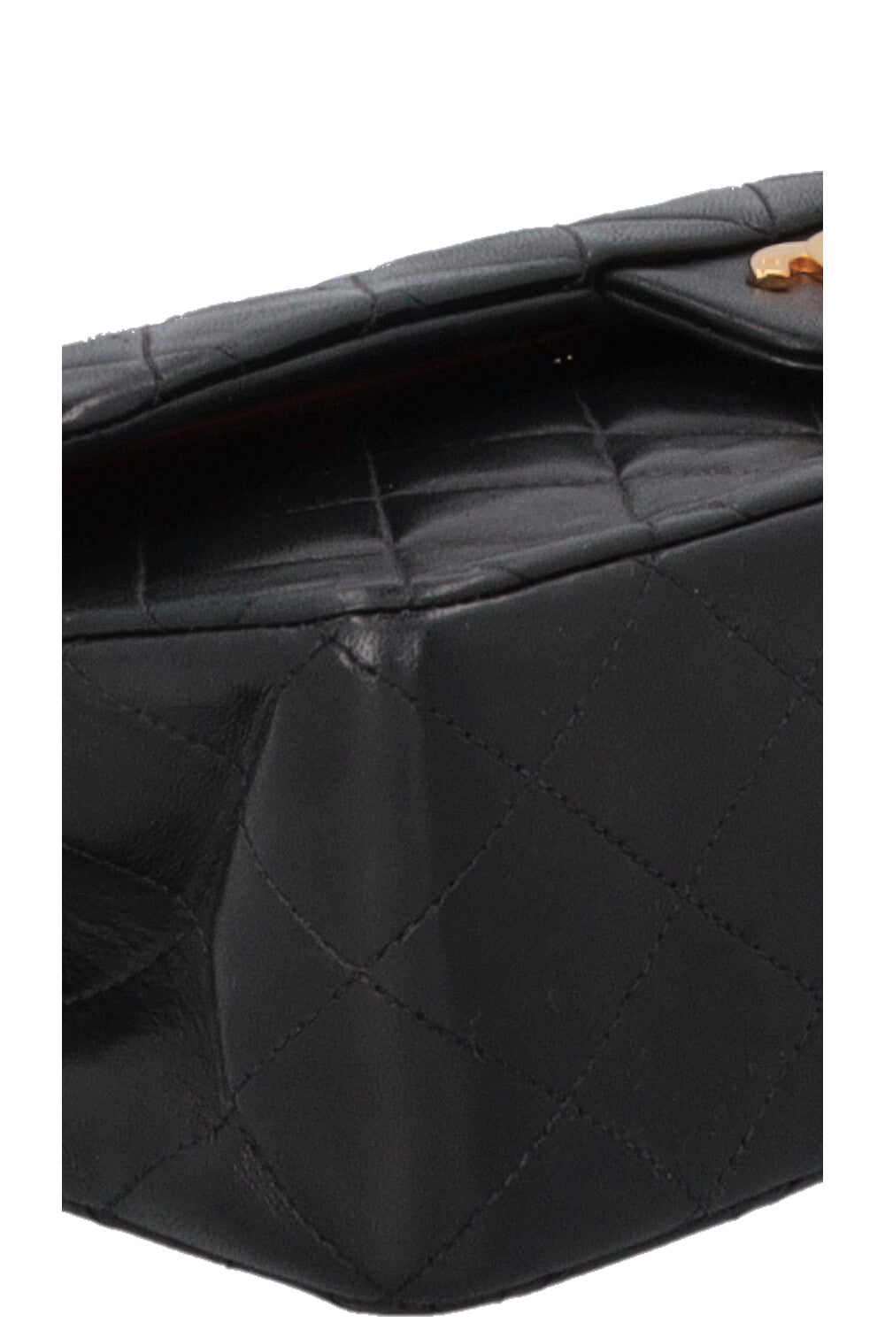 CHANEL Vintage Medium Double Flap Bag Black