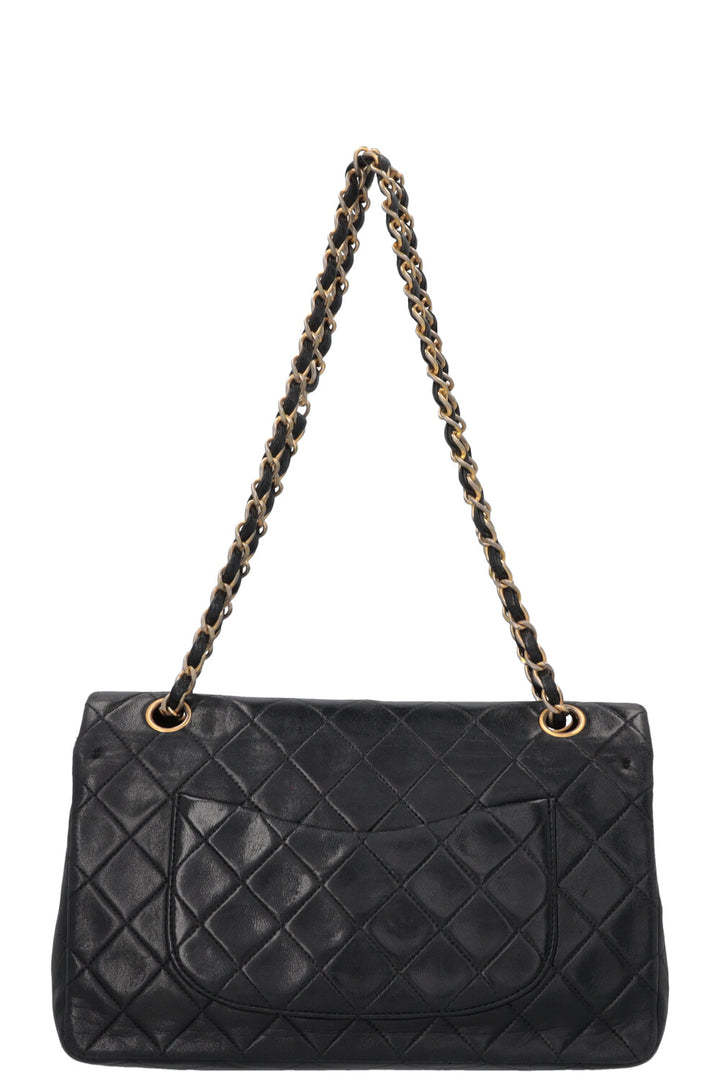CHANEL Vintage Medium Double Flap Bag Black