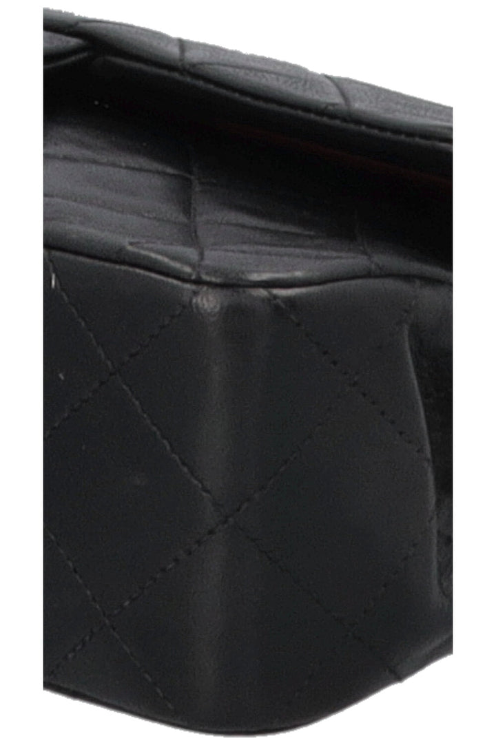 CHANEL Vintage Small Double Flap Bag Black