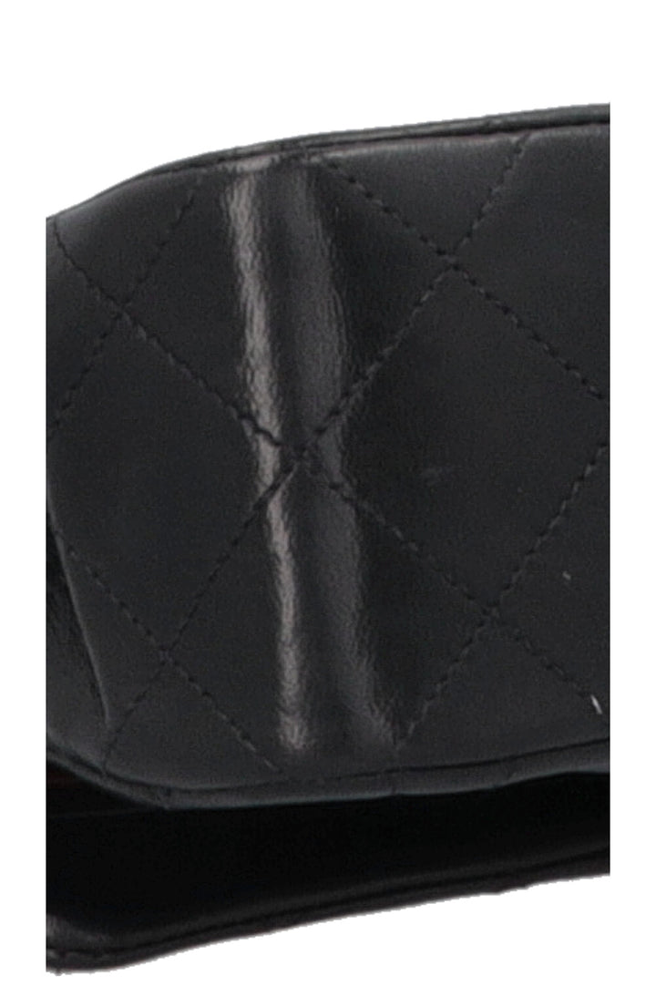 CHANEL Vintage Small Double Flap Bag Black