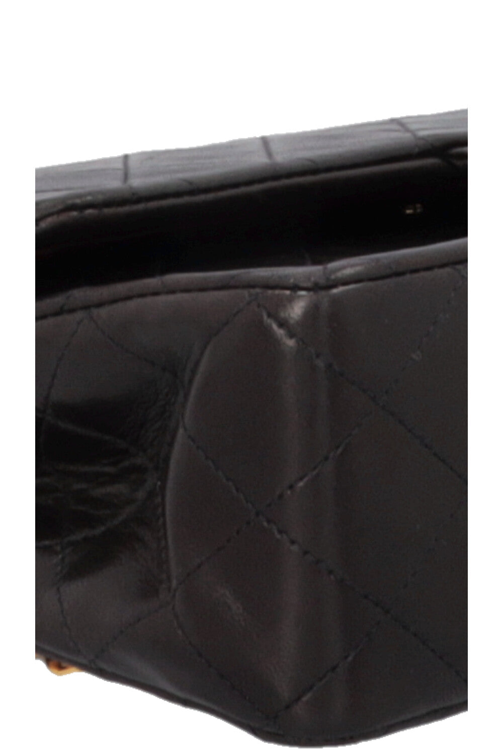 CHANEL Vintage Medium Double Flap Bag Black