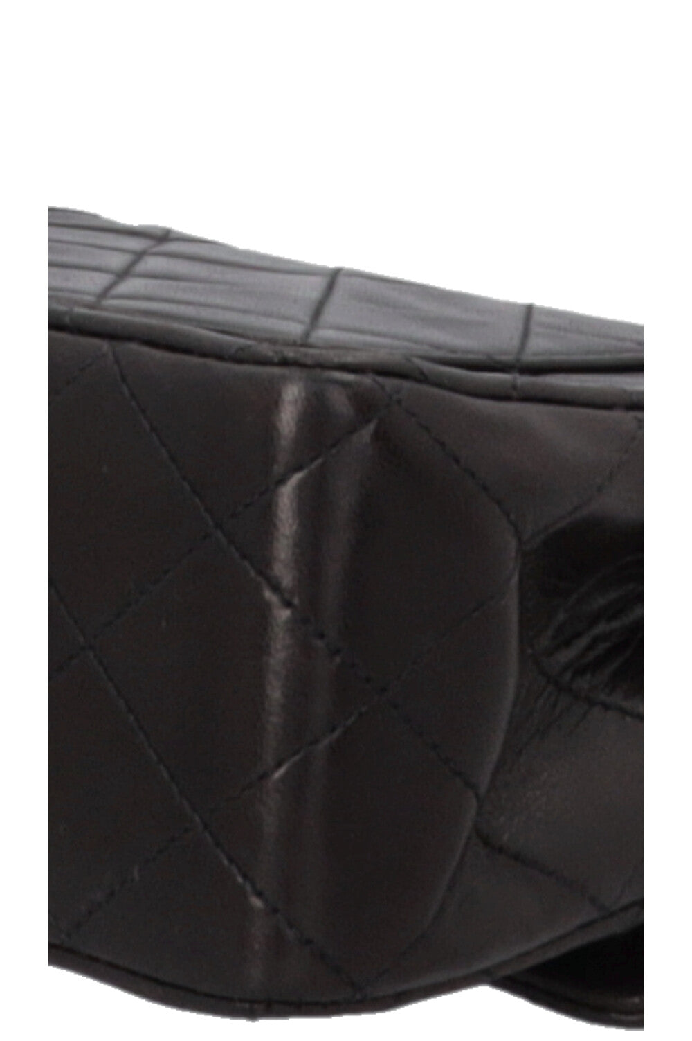 CHANEL Vintage Medium Double Flap Bag Black