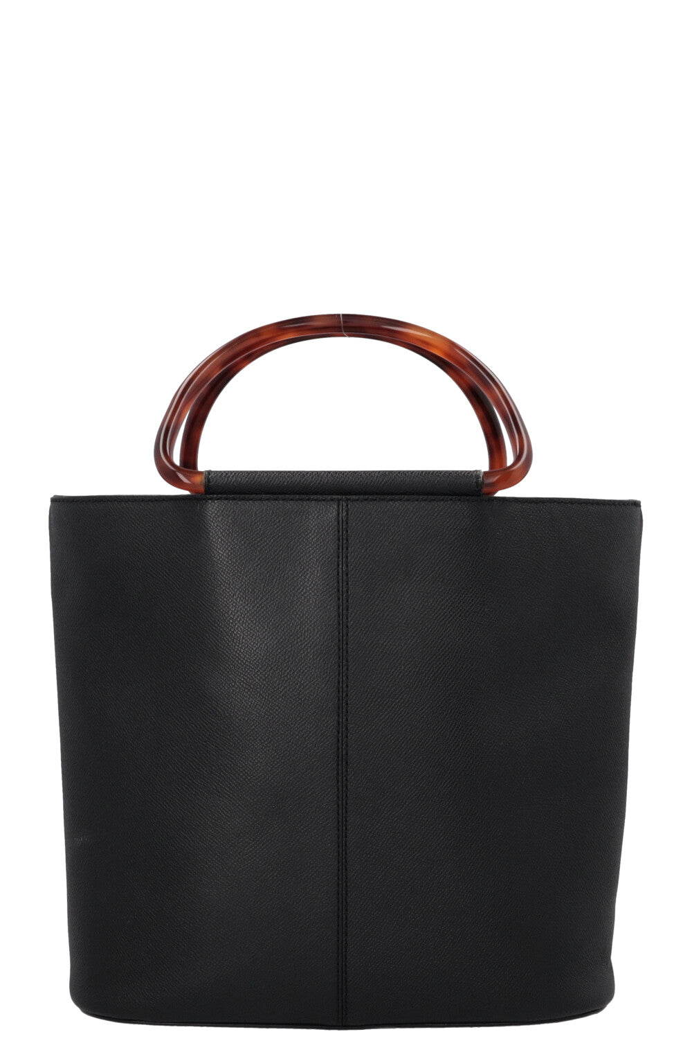CHANEL Two Handle Tote Bag Caviar Tortoise Black