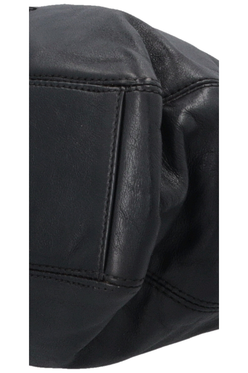 CHANEL Two Handle Tote Bag Lambskin Tortoise Black