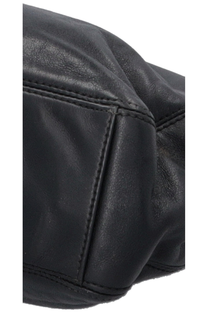 CHANEL Two Handle Tote Bag Lambskin Tortoise Black