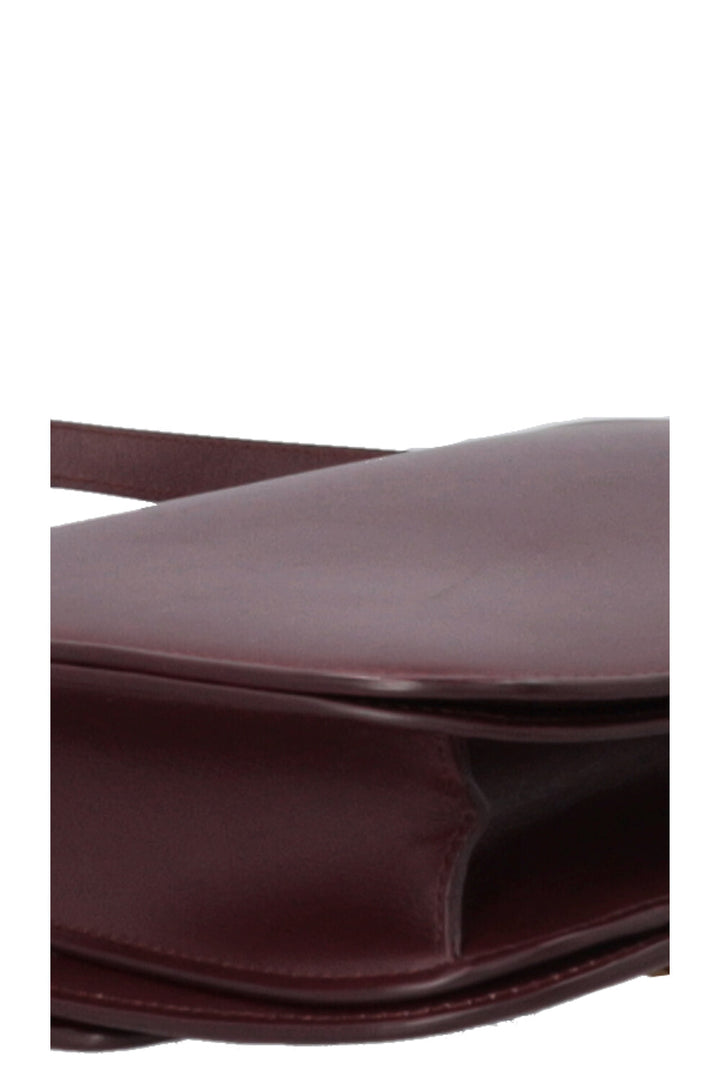 CÉLINE Classic MEDIUM Box Bag Burgundy