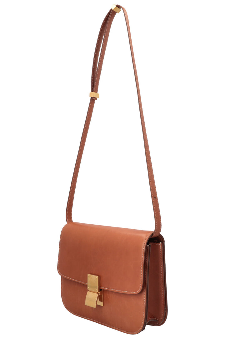 CELINE Classic Medium Box Bag Tan