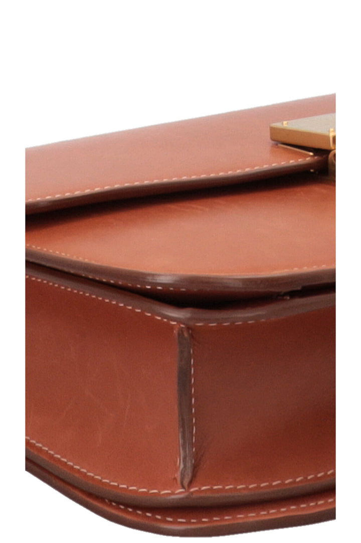 CELINE Classic Medium Box Bag Tan