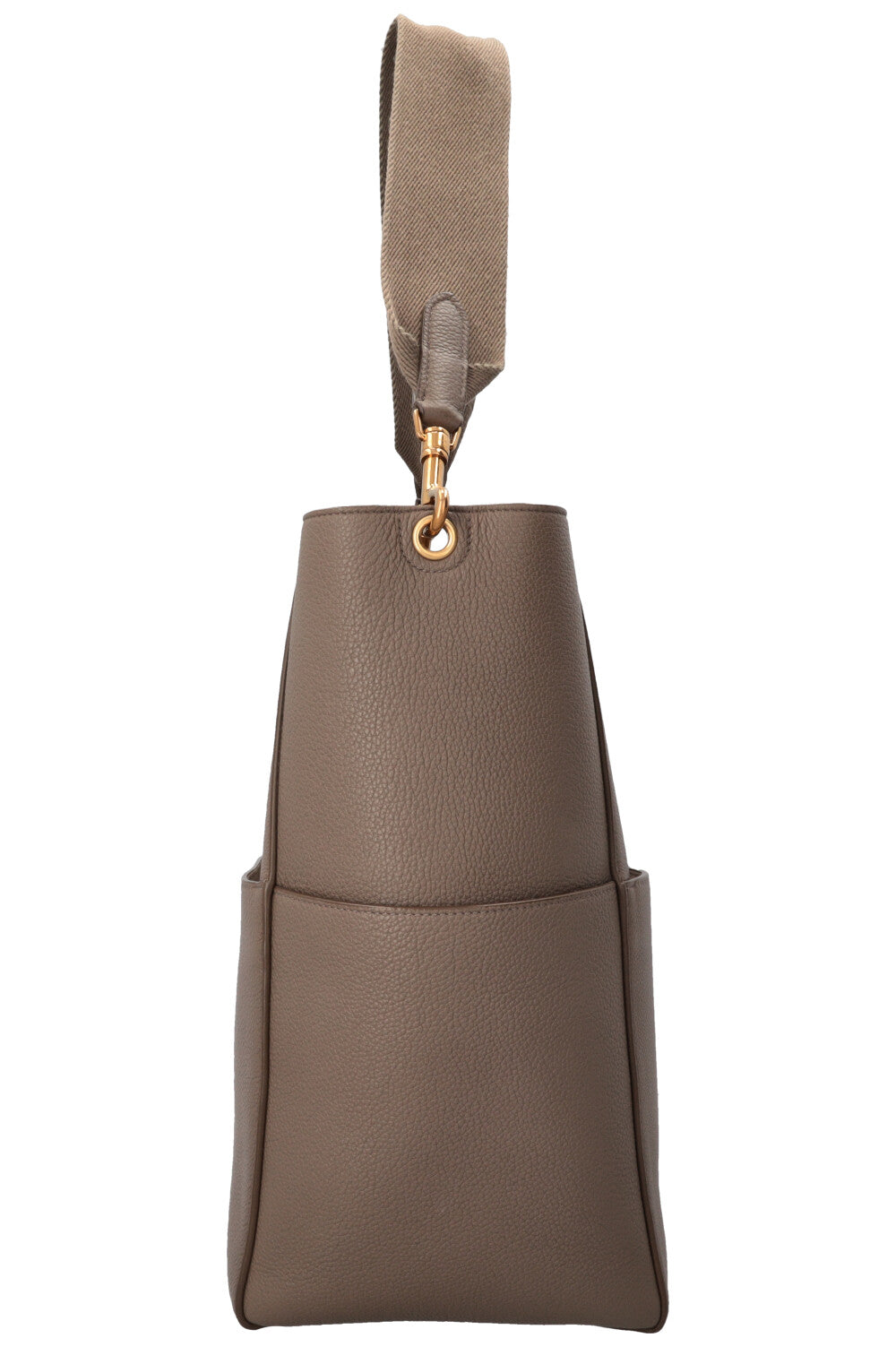 CELINE Medium Sangle Bucket Bag Taupe
