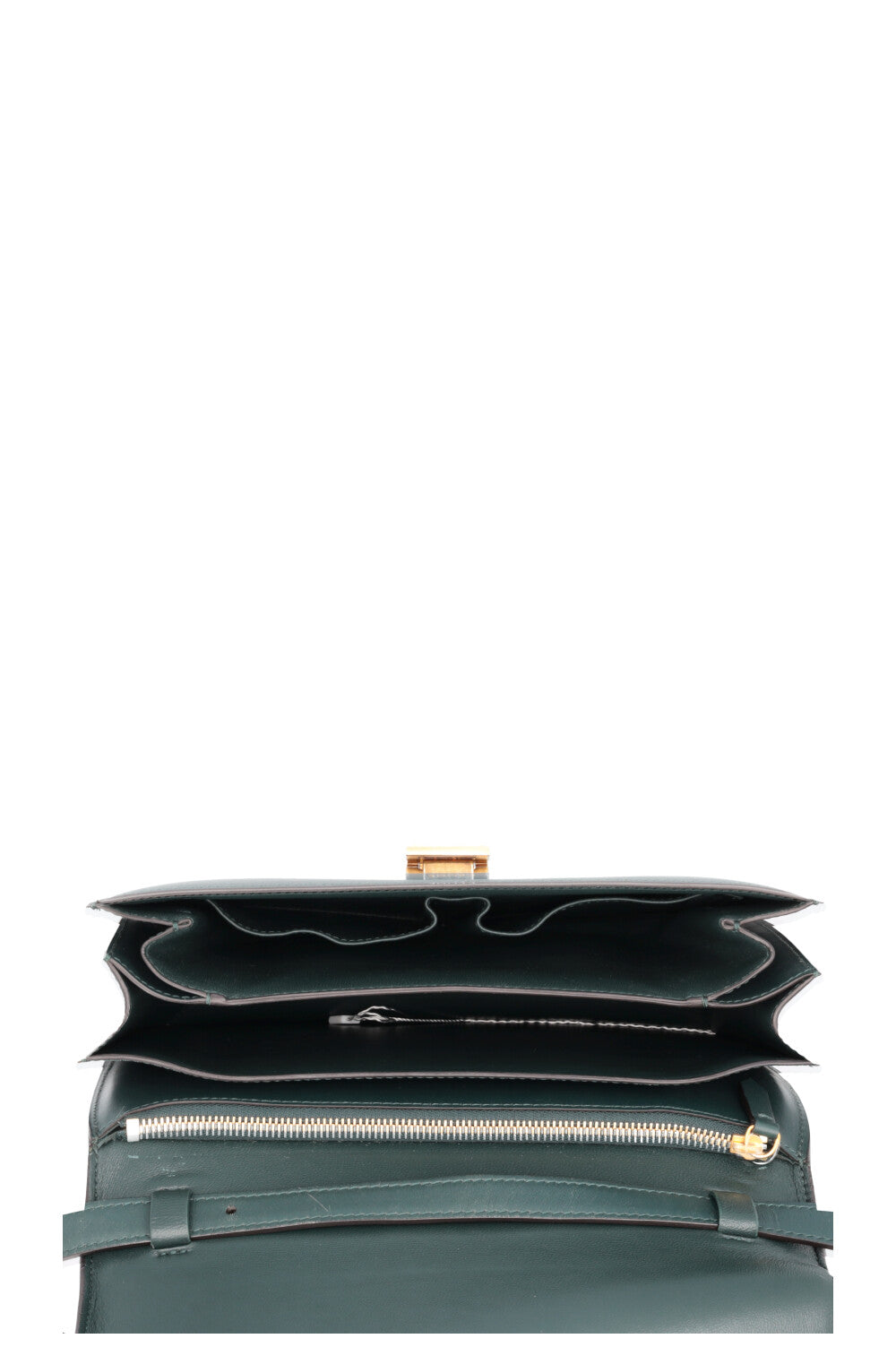 Sac Box Classique Moyen Modèle CELINE Vert