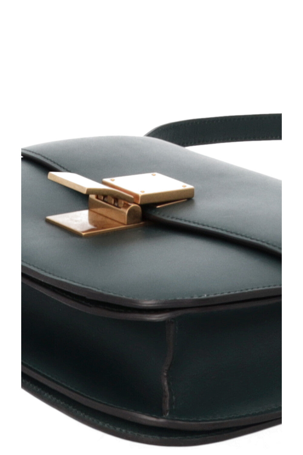 Sac Box Classique Moyen Modèle CELINE Vert