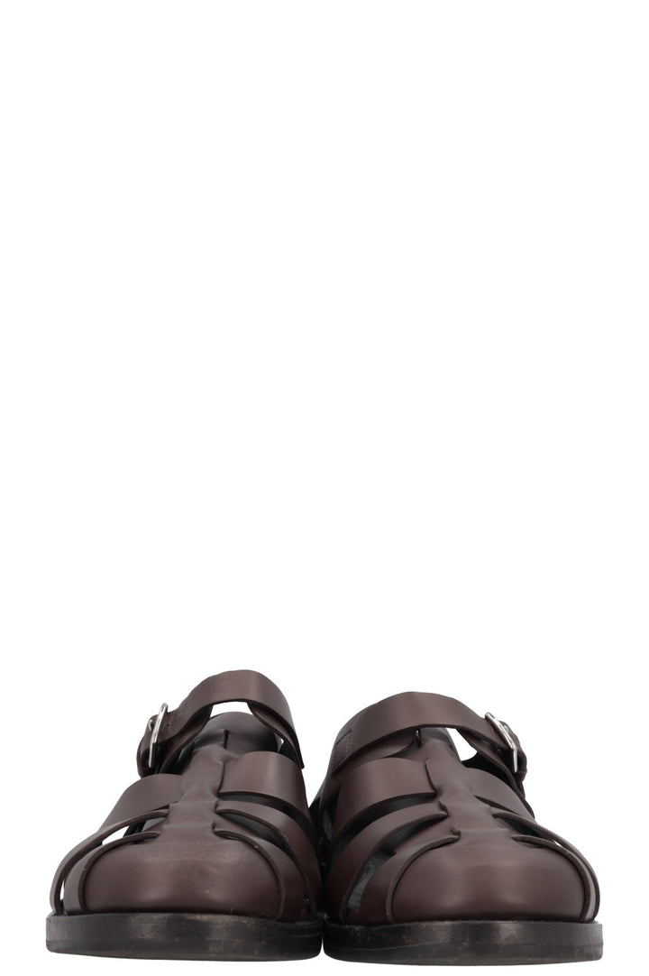 HERMÈS Fisherman Sandals Brown