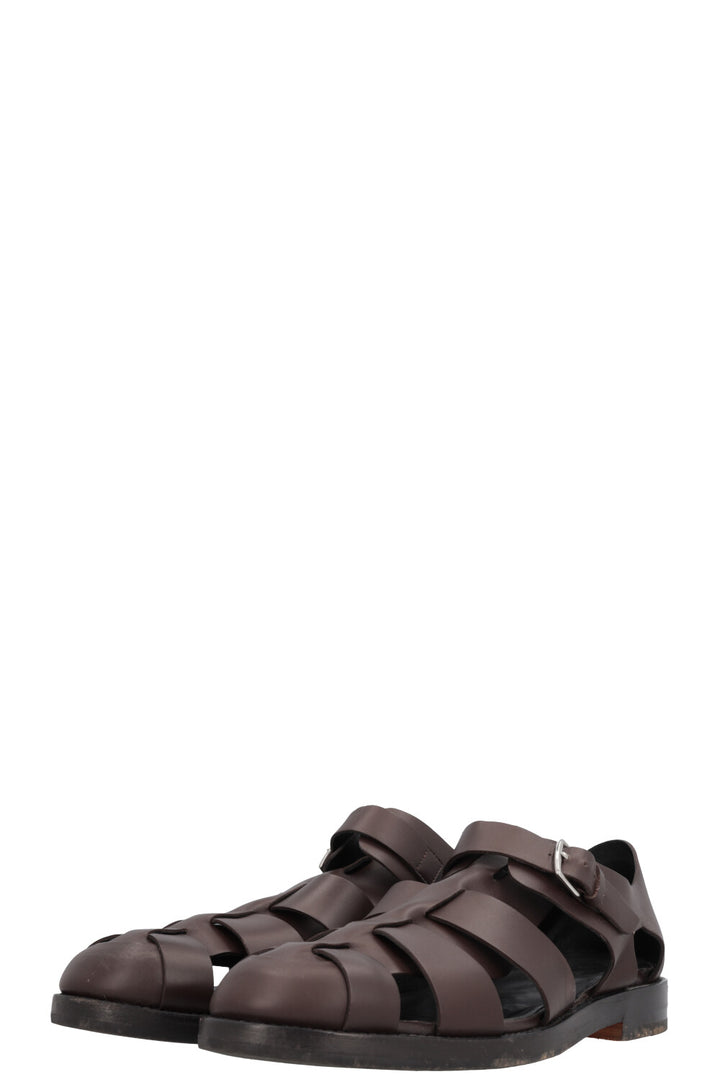 HERMÈS Fisherman Sandals Brown