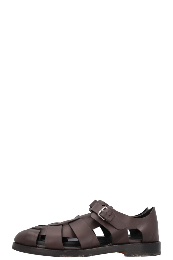HERMÈS Fisherman Sandals Brown
