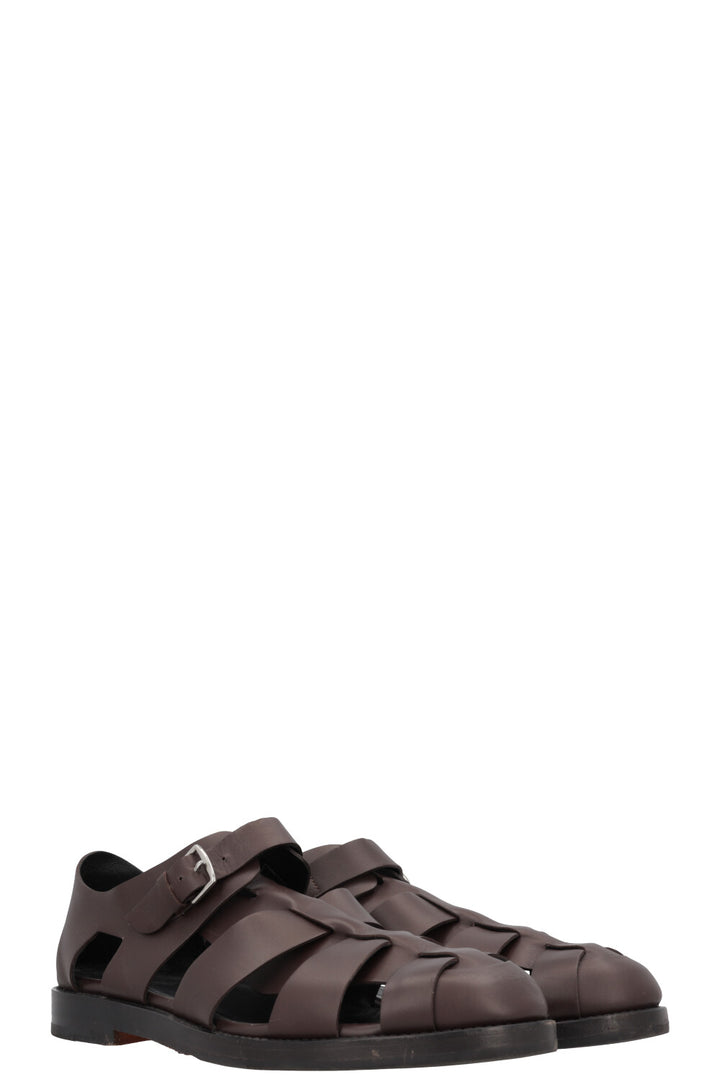HERMÈS Fisherman Sandals Brown
