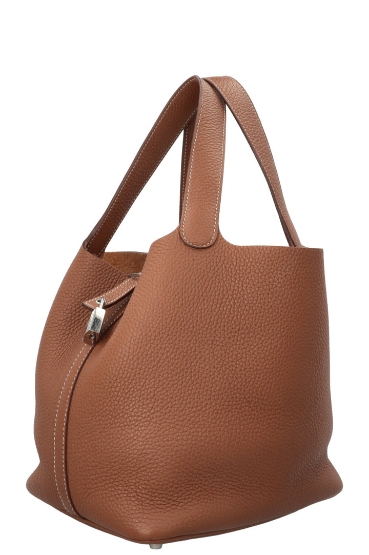 HERMÈS Picotin Lock 18 Clemence Gold