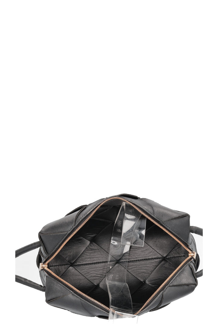 BOTTEGA VENETA Small Cassette Camera Bag Black