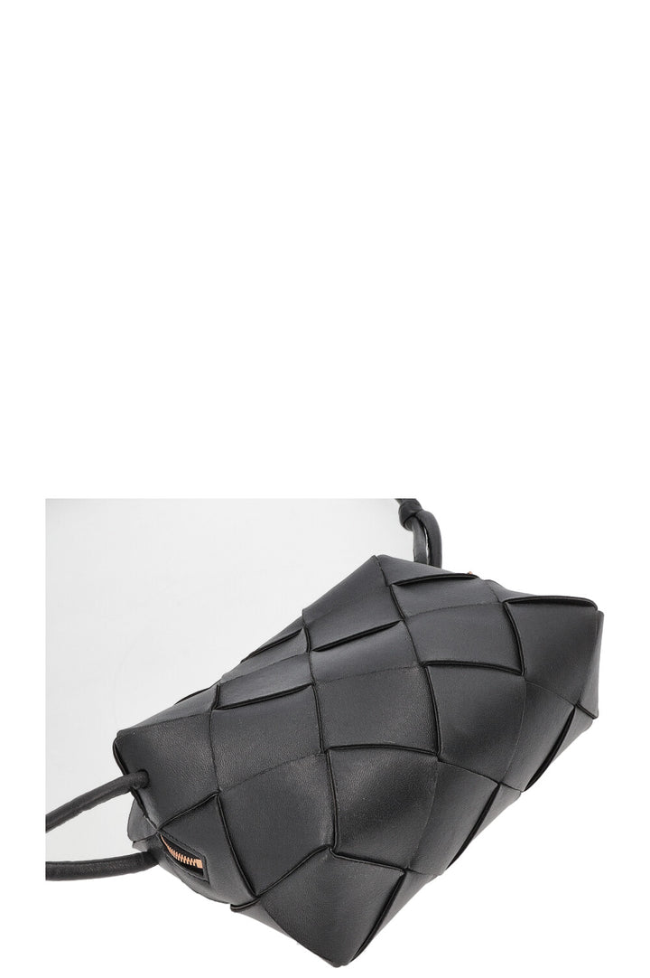 BOTTEGA VENETA Small Cassette Camera Bag Black