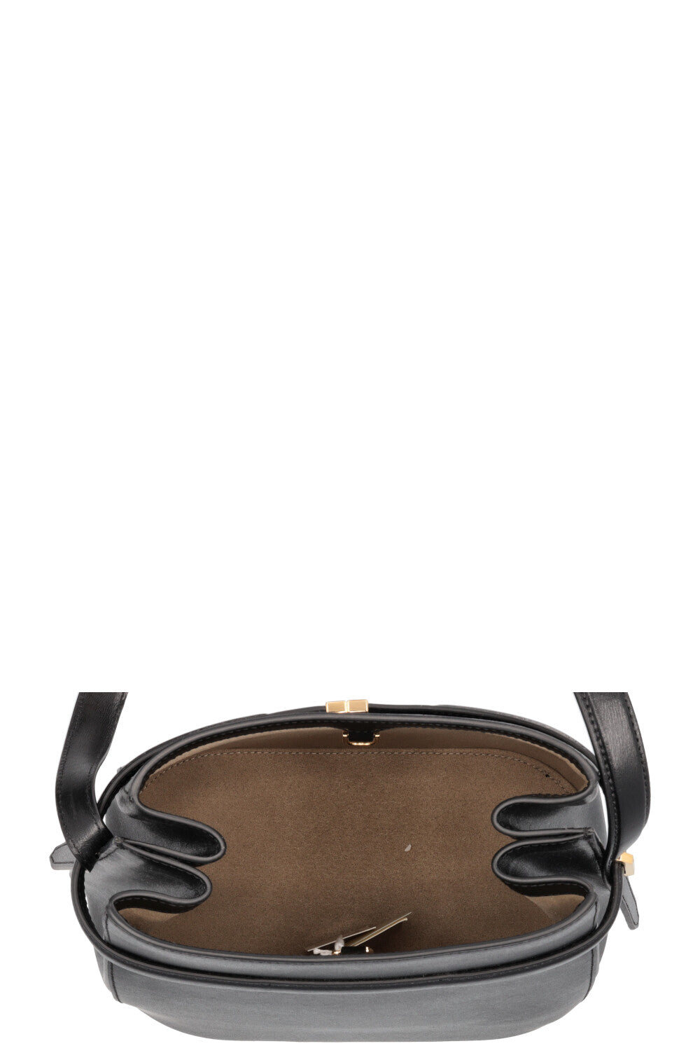 TOTEME Belted Bucket Bag Black