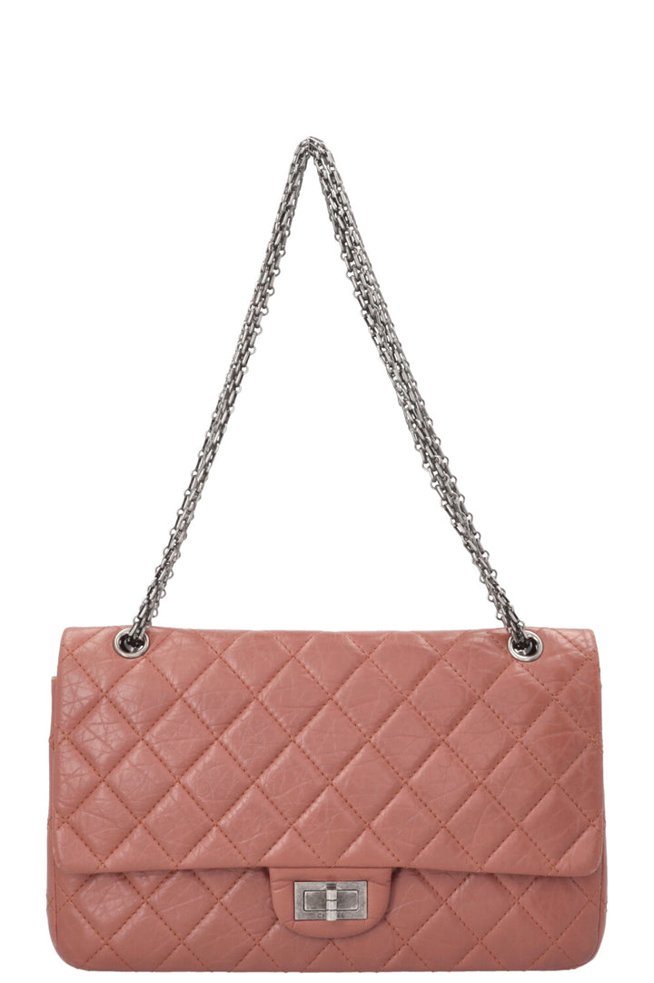 CHANEL Large 2.55 Reissue Bag Leather Nude