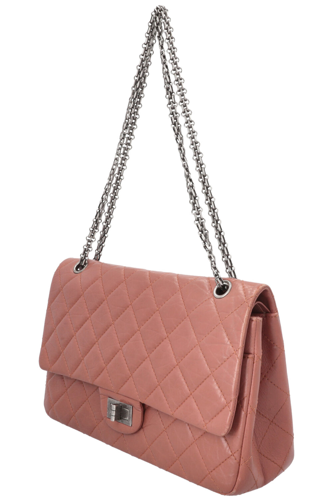 CHANEL Large 2.55 Reissue Bag Leather Nude