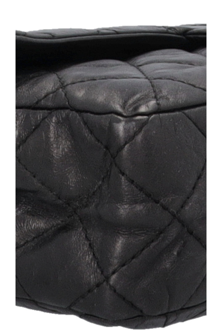 CHANEL 2.55 Reissue Bag Large Metallic Black