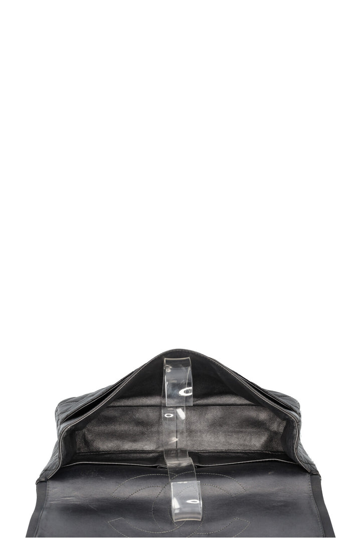 CHANEL Large 2.55 Reissue Bag Leather Black
