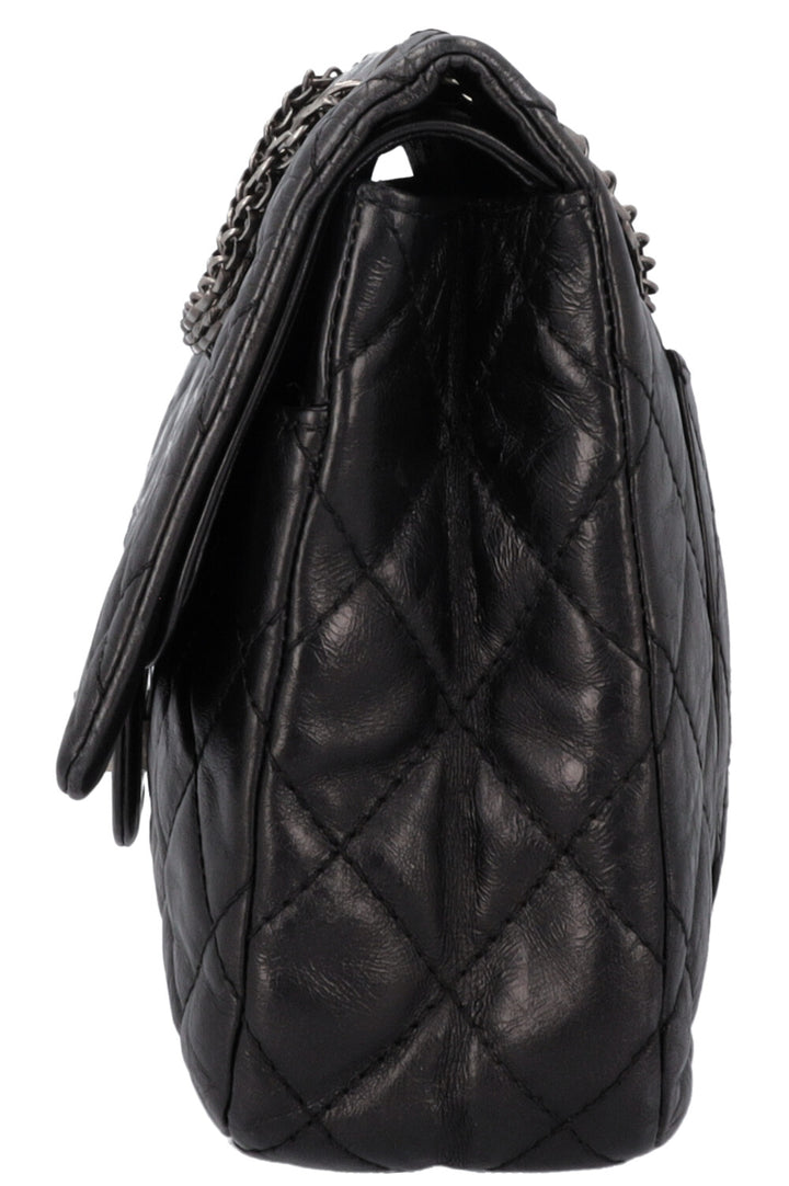 CHANEL Large 2.55 Reissue Bag Leather Black