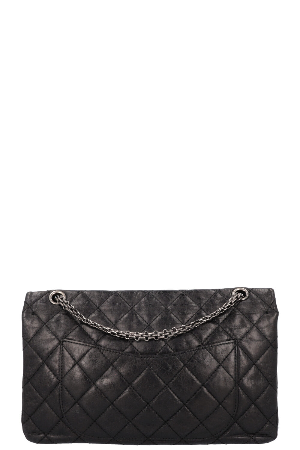 CHANEL Large 2.55 Reissue Bag Leather Black