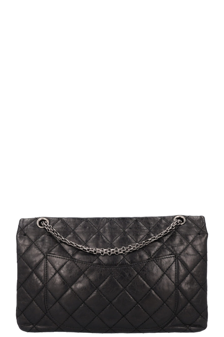CHANEL Large 2.55 Reissue Bag Leather Black