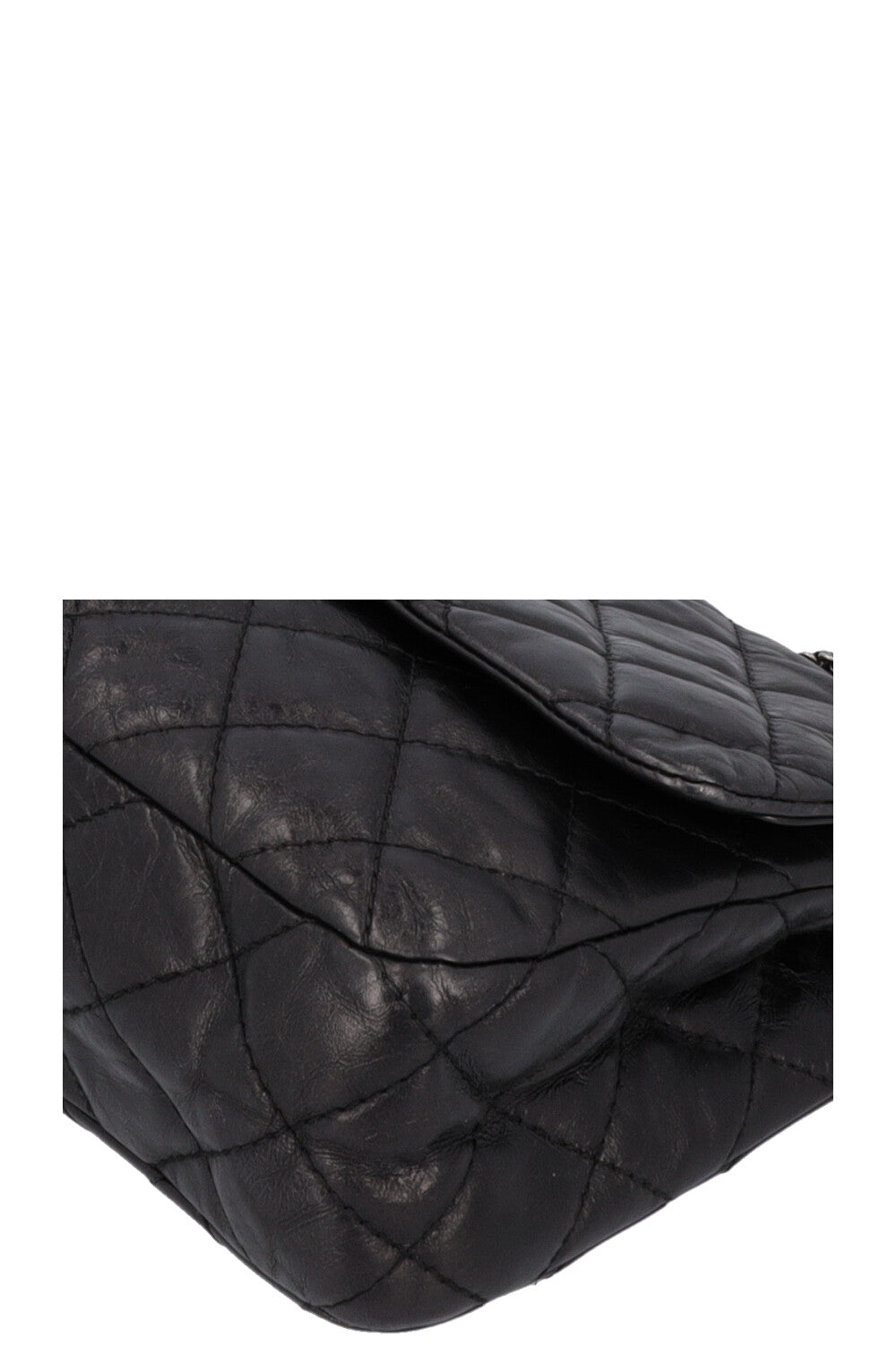 CHANEL Large 2.55 Reissue Bag Leather Black