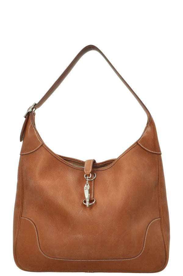 HERMÈS Trim II 35 Shoulder Bag Barenia Gold