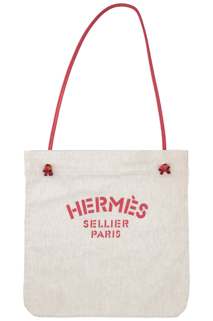 HERMÈS Aline Bag Canvas Red