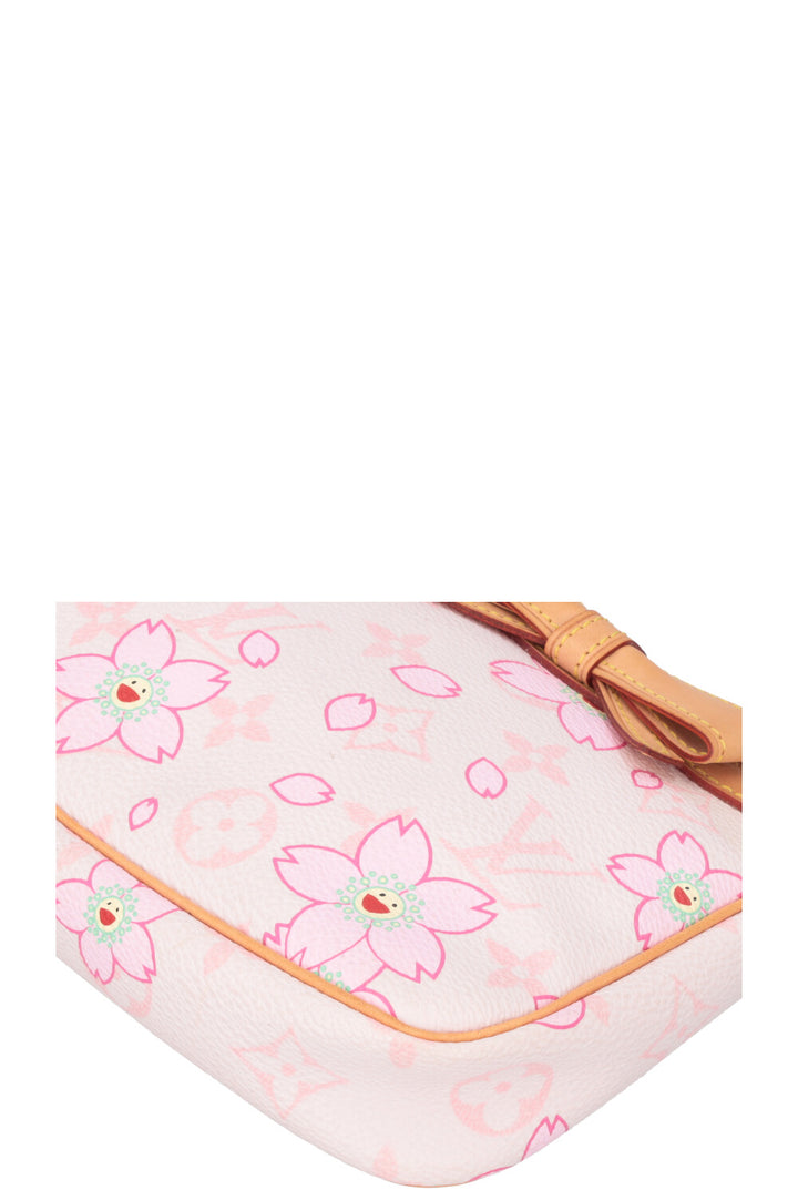 LOUIS VUITTON x Takashi Murakami Pochette Accessories Bag Pink