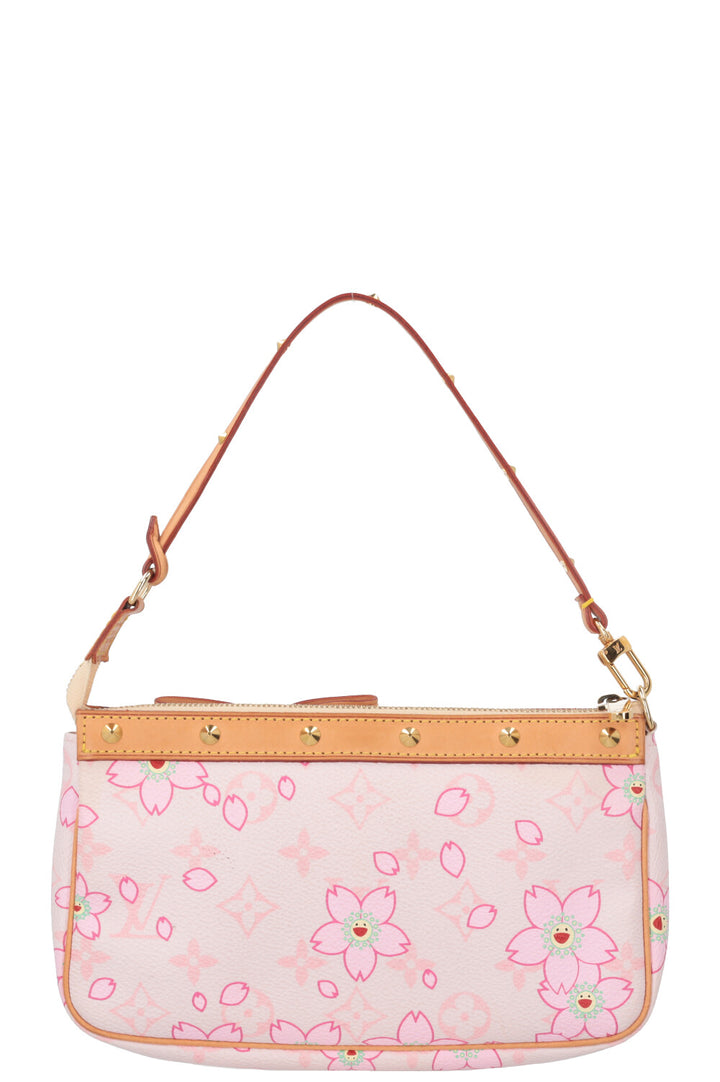 LOUIS VUITTON x Takashi Murakami Pochette Accessories Bag Pink