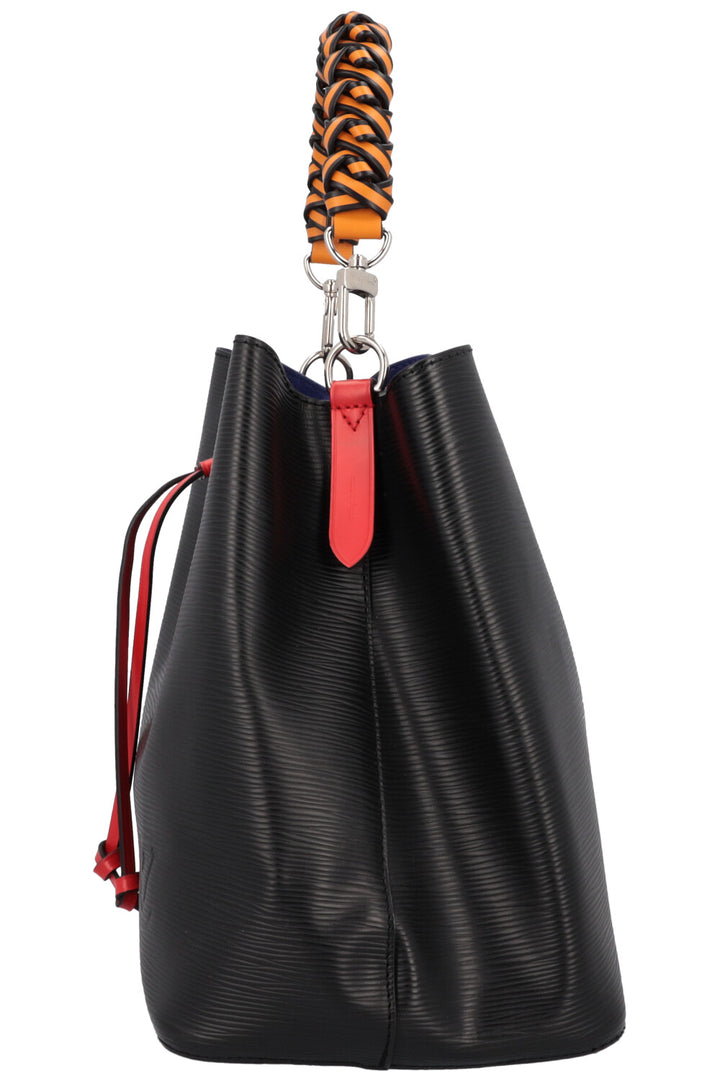 LOUIS VUITTON Néo Noé MM Bag Epi Leather Black Blue