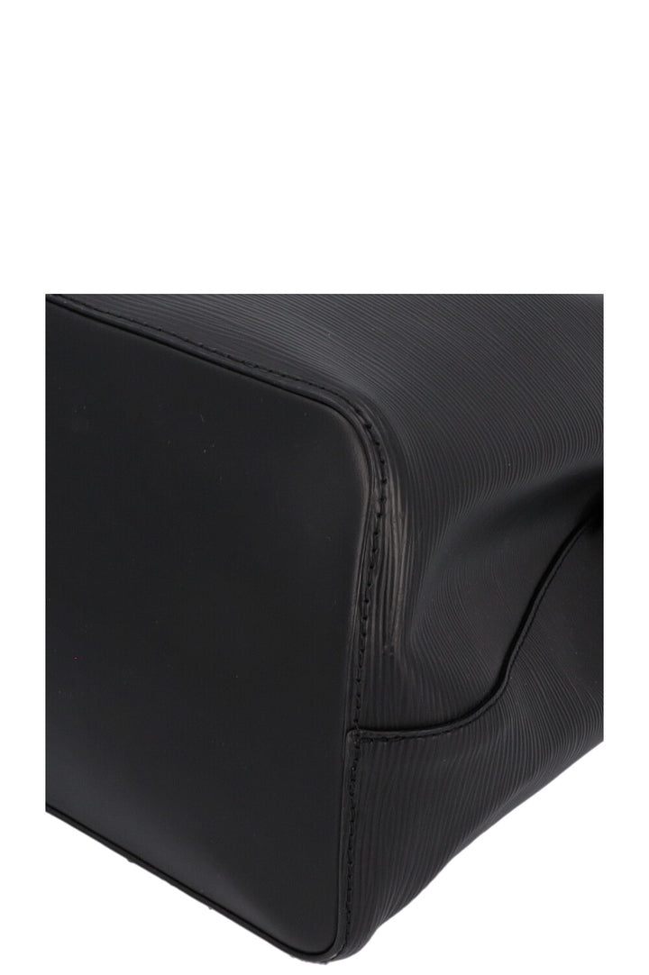 LOUIS VUITTON Néo Noé MM Bag Epi Leather Black Blue
